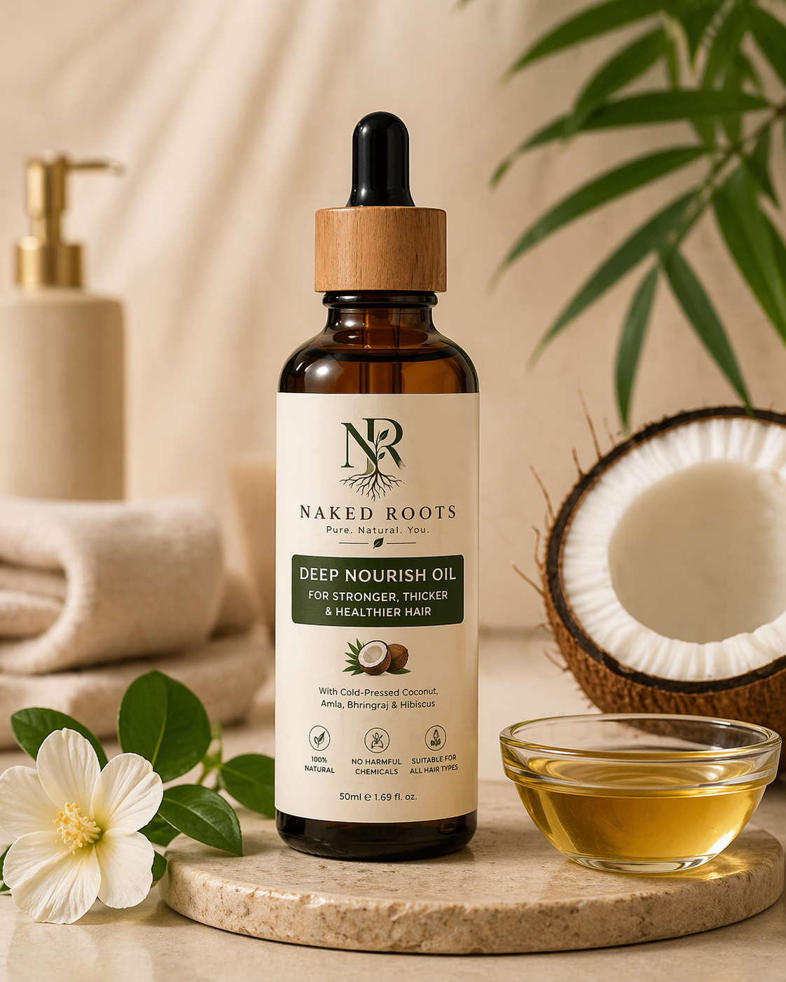 Naked Roots Deep Nourish Hair Oil — 50ml